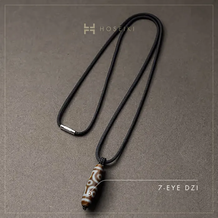 Dzi Necklace Vertical Style Horizontal Style Hoseiki Jewelry Necklaces