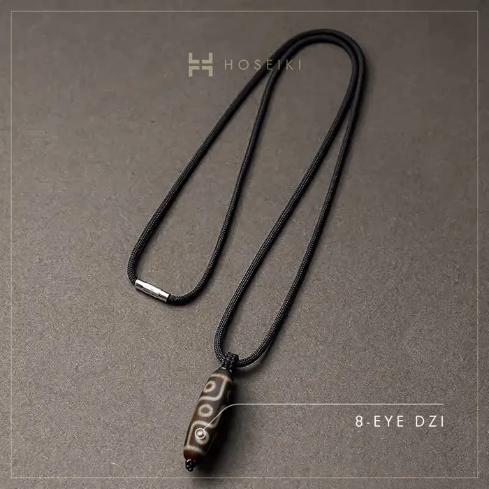 Dzi Necklace Vertical Style Horizontal Style Hoseiki Jewelry Necklaces