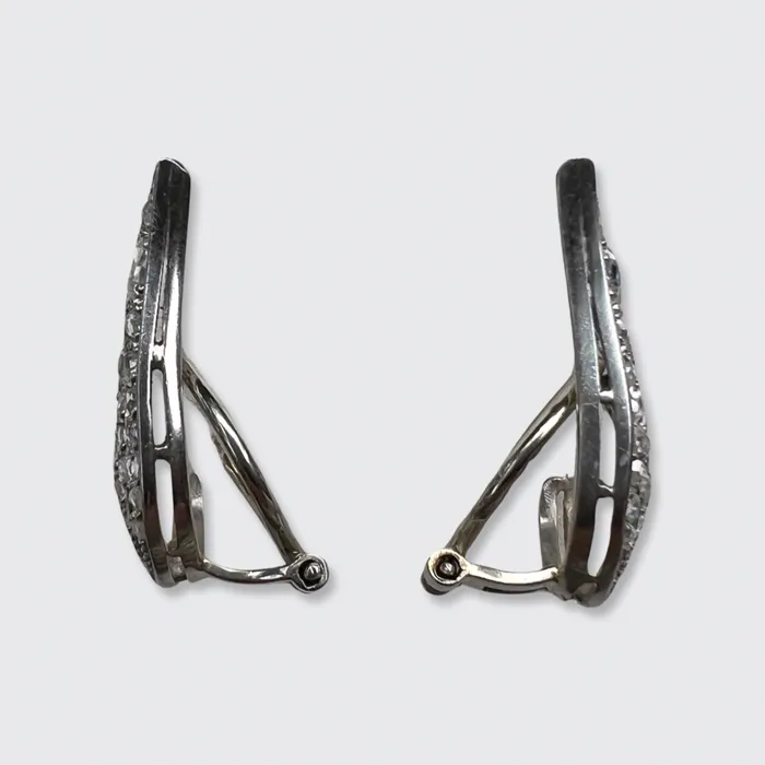Earrings 21stfinds Retro RoseCut Diamond Wing Ear Clips Earrings 21stfinds Retro RoseCut Diamond Wing Ear Clips