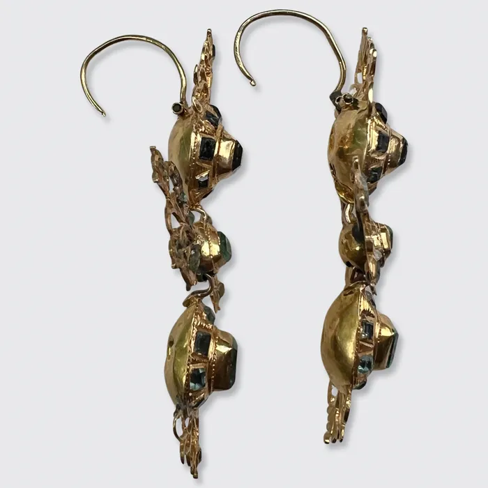 Earrings Iberian Emerald Girandole Earrings 21stfinds Earrings Iberian Emerald Girandole Earrings 21stfinds