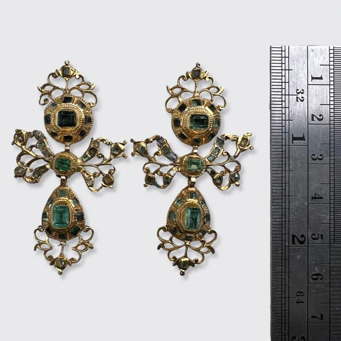 Earrings Iberian Emerald Girandole Earrings 21stfinds Earrings Iberian Emerald Girandole Earrings 21stfinds