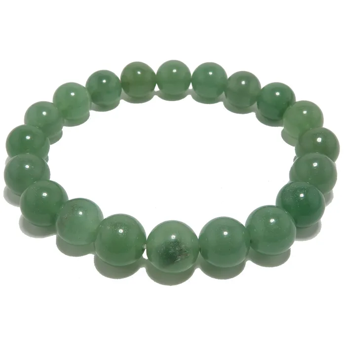 Green Aventurine Bracelet Abundance Attraction Gem Satin Crystals Bracelets