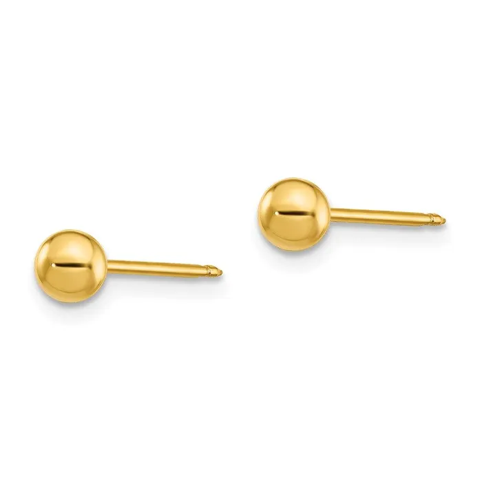 Inverness 18k 4mm Ball Post Earrings Jewelry Earrings Inverness 18k 4mm Ball Post Earrings Jewelry Earrings