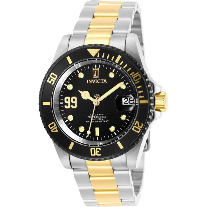 Invicta Bracelets Invicta Mens Automatic Watch Jason Taylor Black Dial Two Tone Bracelet 30210 Invicta Bracelets Invicta Mens Automatic Watch Jason Taylor Black Dial Two Tone Bracelet 30210