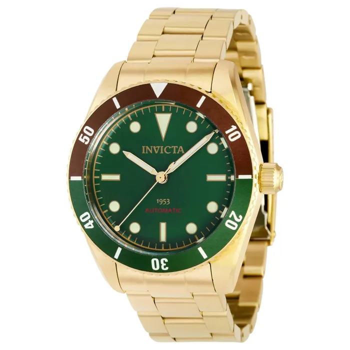 Invicta Bracelets Invicta Mens Automatic Watch Pro Diver Brown Green Bezel Bracelet 40489 Invicta Bracelets Invicta Mens Automatic Watch Pro Diver Brown Green Bezel Bracelet 40489