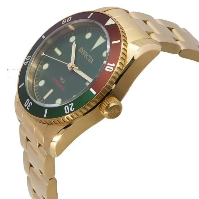 Invicta Bracelets Invicta Mens Automatic Watch Pro Diver Brown Green Bezel Bracelet 40489 Invicta Bracelets Invicta Mens Automatic Watch Pro Diver Brown Green Bezel Bracelet 40489
