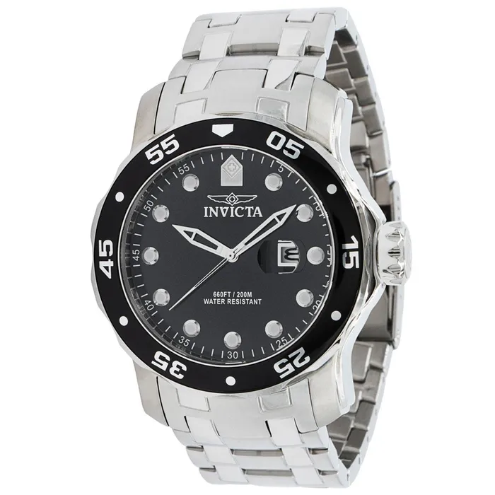 Invicta Bracelets Invicta Mens Quartz Watch Pro Diver Date Black Dial Silver Steel Bracelet 39083 Invicta Bracelets Invicta Mens Quartz Watch Pro Diver Date Black Dial Silver Steel Bracelet 39083