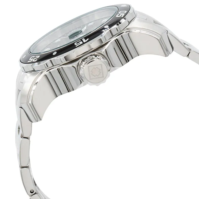 Invicta Bracelets Invicta Mens Quartz Watch Pro Diver Date Black Dial Silver Steel Bracelet 39083