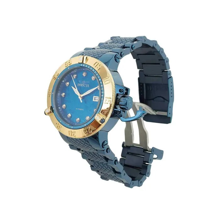 Invicta Bracelets Invicta Mens Watch Subaqua Noma III Gold Tone Bezel Dark Blue Bracelet 35621 Invicta Bracelets Invicta Mens Watch Subaqua Noma III Gold Tone Bezel Dark Blue Bracelet 35621