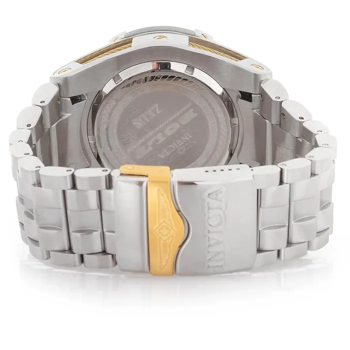 Invicta Invicta Mens Chronograph Watch Bolt Zeus Quartz Silver Dial Steel Bracelet 29735 Bracelets