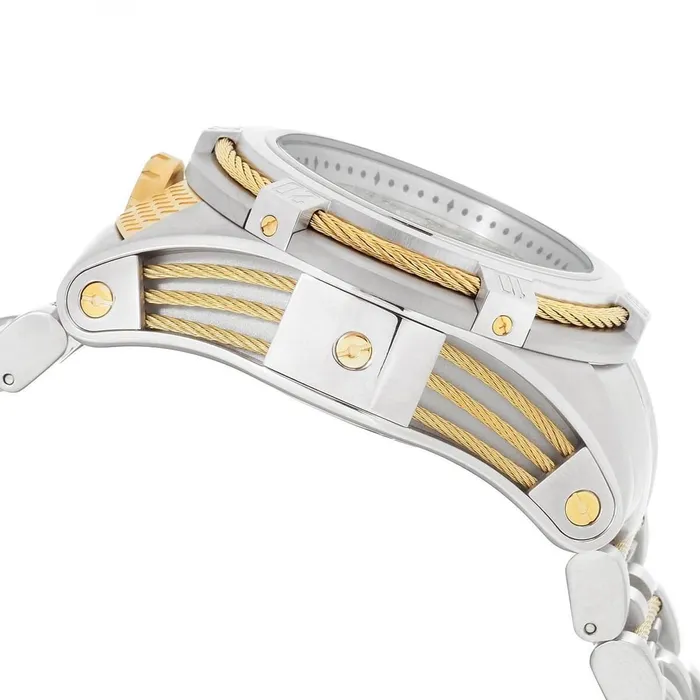 Invicta Invicta Mens Chronograph Watch Bolt Zeus Quartz Silver Dial Steel Bracelet 29735 Bracelets