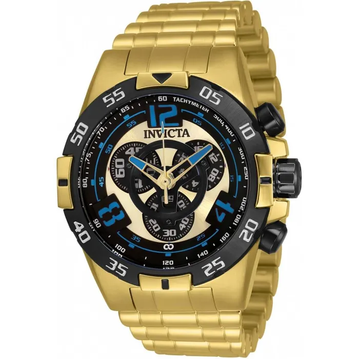 Invicta Invicta Mens Chronograph Watch Corduba Quartz Yellow Gold Steel Bracelet 34986 Bracelets Invicta Invicta Mens Chronograph Watch Corduba Quartz Yellow Gold Steel Bracelet 34986 Bracelets