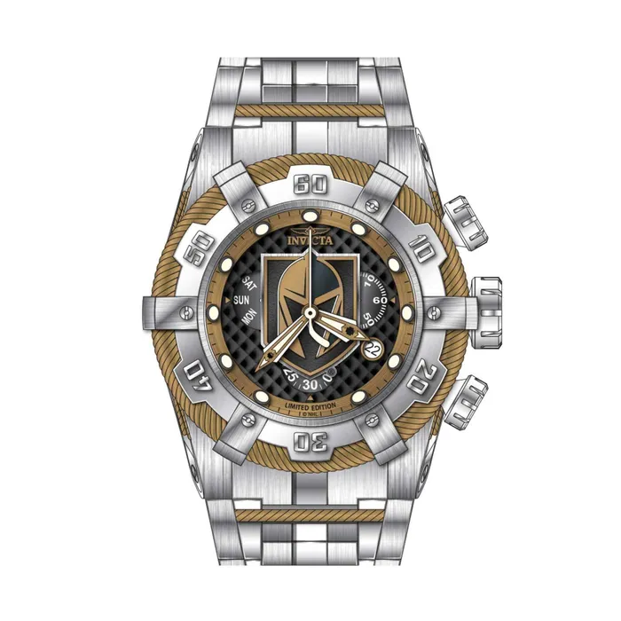 Invicta Invicta Mens Watch NHL Vegas Golden Knights Brown and Silver Bracelet 42016 Bracelets Invicta Invicta Mens Watch NHL Vegas Golden Knights Brown and Silver Bracelet 42016 Bracelets