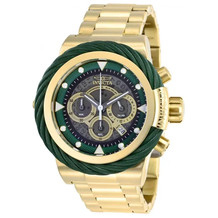 Invicta Mens Chronograph Watch Bolt Yellow Gold Stainless Steel Bracelet 27804 Invicta Bracelets Invicta Mens Chronograph Watch Bolt Yellow Gold Stainless Steel Bracelet 27804 Invicta Bracelets