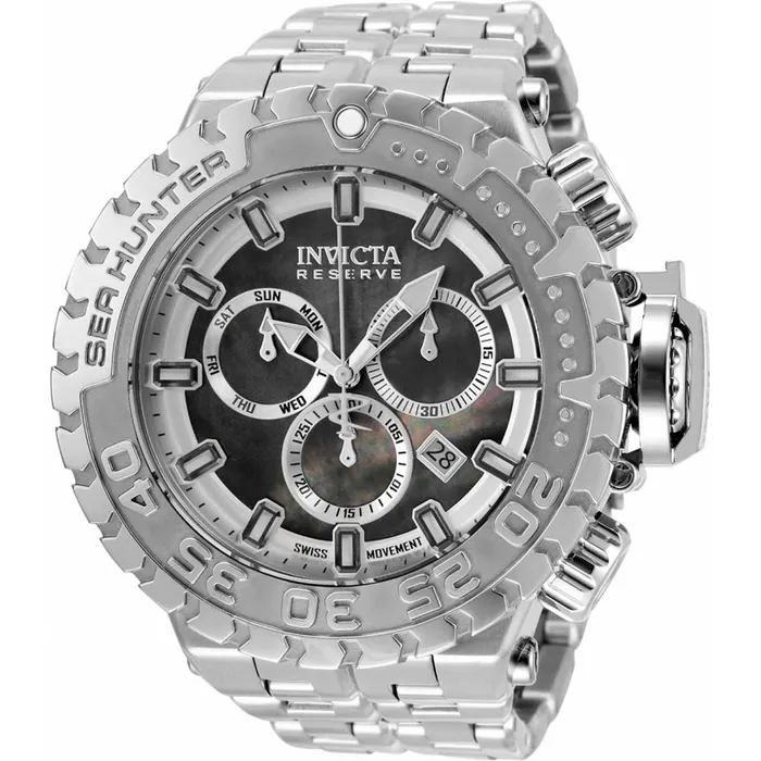 Invicta Mens Chronograph Watch Sea Hunter MOP and Silver Dial Bracelet 34590 Invicta Bracelets Invicta Mens Chronograph Watch Sea Hunter MOP and Silver Dial Bracelet 34590 Invicta Bracelets