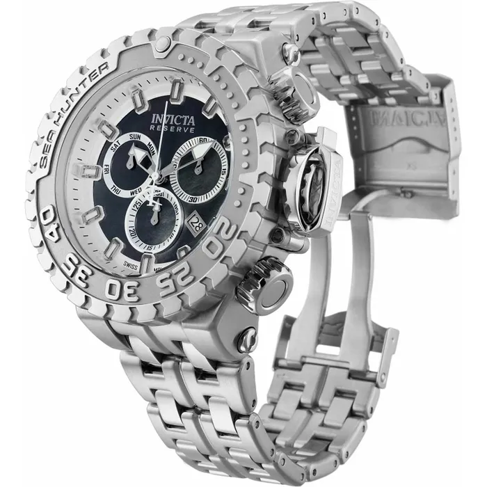 Invicta Mens Chronograph Watch Sea Hunter MOP and Silver Dial Bracelet 34590 Invicta Bracelets Invicta Mens Chronograph Watch Sea Hunter MOP and Silver Dial Bracelet 34590 Invicta Bracelets