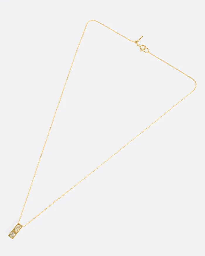 JANUKA Necklaces Rectangular Position Necklace