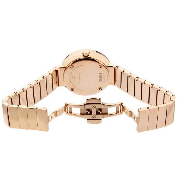 Movado Bracelets Movado Womens Quartz Watch Edge Rose Gold Stainless Steel Bracelet 3680013 Movado Bracelets Movado Womens Quartz Watch Edge Rose Gold Stainless Steel Bracelet 3680013