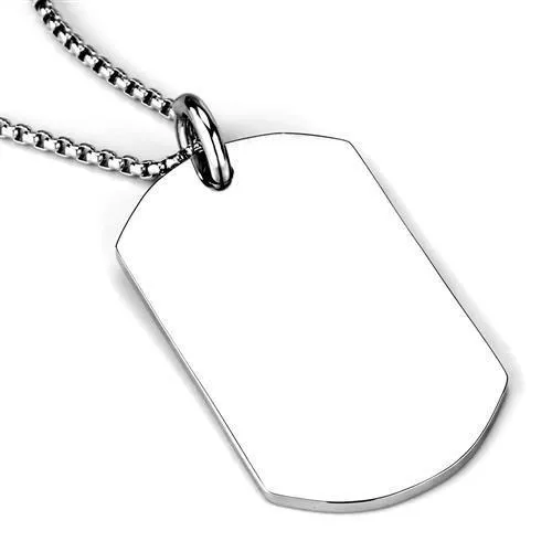 Necklaces Alamode TK1995 High polished no plating Stainless Steel Necklace with No Stone