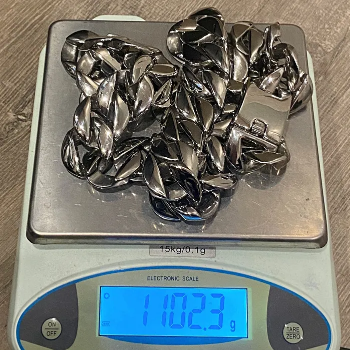 Necklaces Bling Cartel Huge 30MM Thick Cuban Chain Silver 316L Stainless Steel 36 Necklace Necklaces Bling Cartel Huge 30MM Thick Cuban Chain Silver 316L Stainless Steel 36 Necklace
