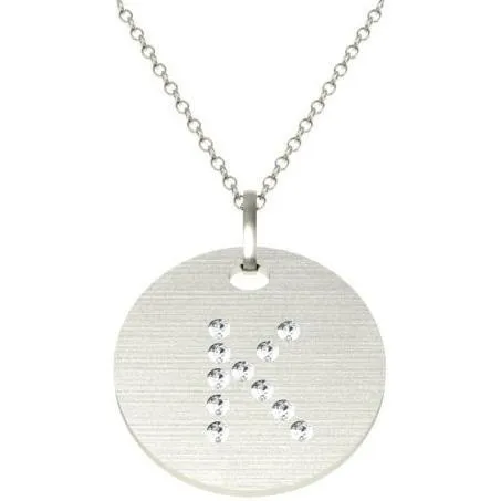 Necklaces deBebians Diamond Initial Pendant