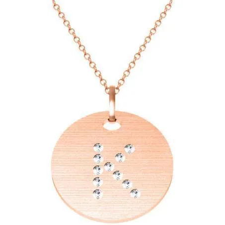 Necklaces deBebians Diamond Initial Pendant