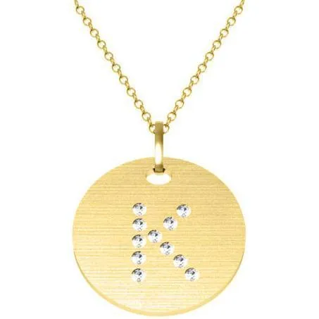 Necklaces deBebians Diamond Initial Pendant