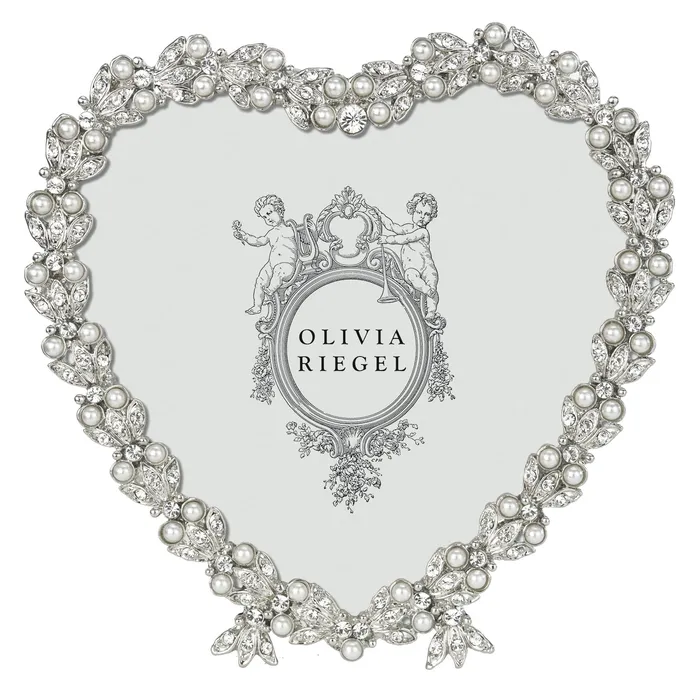 Olivia Riegel Necklaces Olivia Riegel Silver Contessa Heart 35 Frame