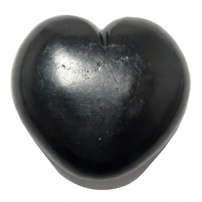 Satin Crystals Necklaces Shungite Heart of Stone Protection Crystal