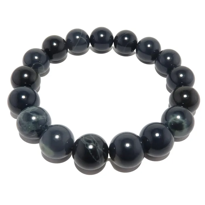 Satin Crystals Spiderweb Obsidian Bracelet Beaded Dreamweaver Bracelets