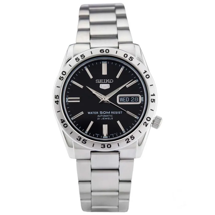 SEIKO Bracelets Seiko Mens Watch Series 5 Automatic Black Dial Stainless Steel Bracelet SNKE01 SEIKO Bracelets Seiko Mens Watch Series 5 Automatic Black Dial Stainless Steel Bracelet SNKE01