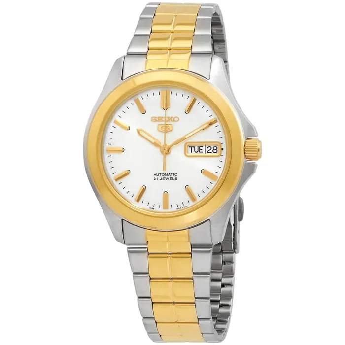 SEIKO Bracelets Seiko Mens Watch Series 5 Automatic Power Reserve Two Tone Bracelet SNKK94K1 SEIKO Bracelets Seiko Mens Watch Series 5 Automatic Power Reserve Two Tone Bracelet SNKK94K1