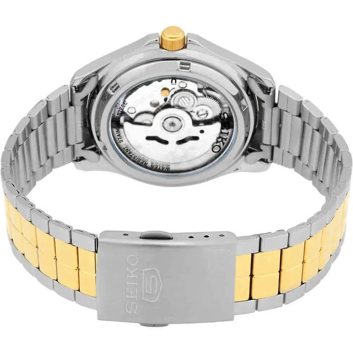 SEIKO Bracelets Seiko Mens Watch Series 5 Automatic Power Reserve Two Tone Bracelet SNKK94K1 SEIKO Bracelets Seiko Mens Watch Series 5 Automatic Power Reserve Two Tone Bracelet SNKK94K1