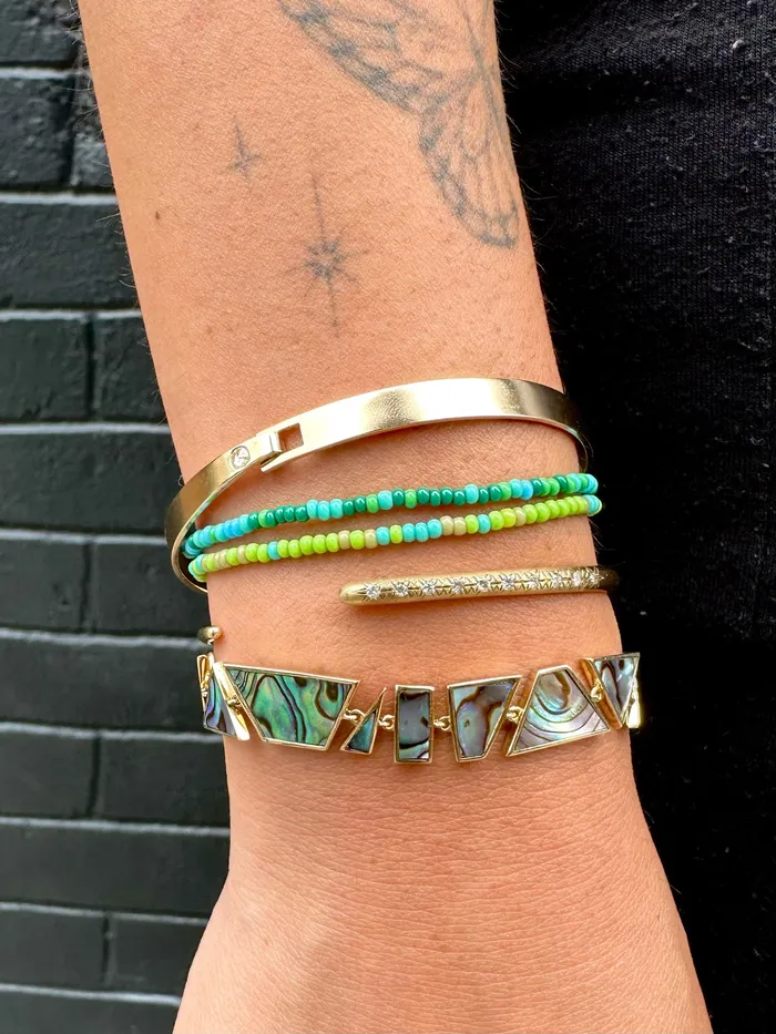 STONE AND PAPER Stretchy Seed Bead Bracelet Bracelets STONE AND PAPER Stretchy Seed Bead Bracelet Bracelets