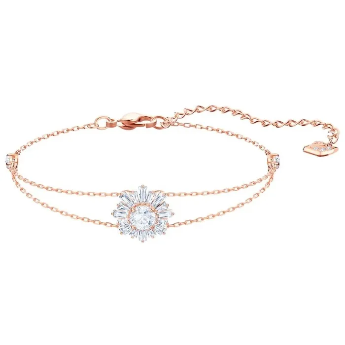 Swarovski Bracelets Swarovski Womens Bracelet Sunshine White Crystal Motif Rose Gold Plated 5451357 Swarovski Bracelets Swarovski Womens Bracelet Sunshine White Crystal Motif Rose Gold Plated 5451357