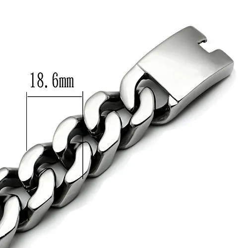 TK442 High polished no plating Stainless Steel Bracelet with No Stone Alamode Bracelets