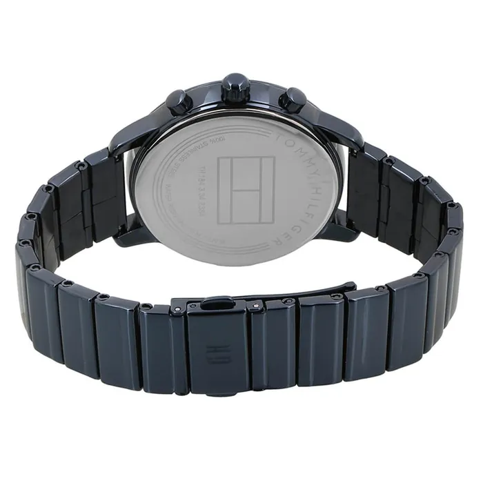 Tommy Hilfiger Tommy Hilfiger Womens Quartz Watch Blake DayDate Blue Dial Bracelet 1781893 Bracelets