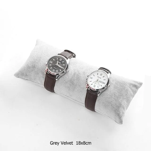 Watches VVS Jewelry Velvet Bangle Watch Pillow Cushion
