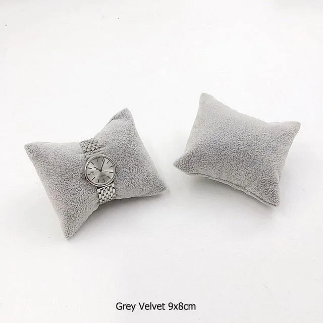 Watches VVS Jewelry Velvet Bangle Watch Pillow Cushion
