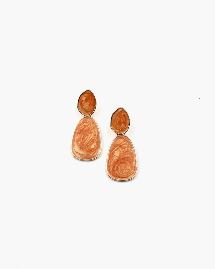 07162024 Swirl Stone Dangle Earrings Earrings 07162024 Swirl Stone Dangle Earrings Earrings