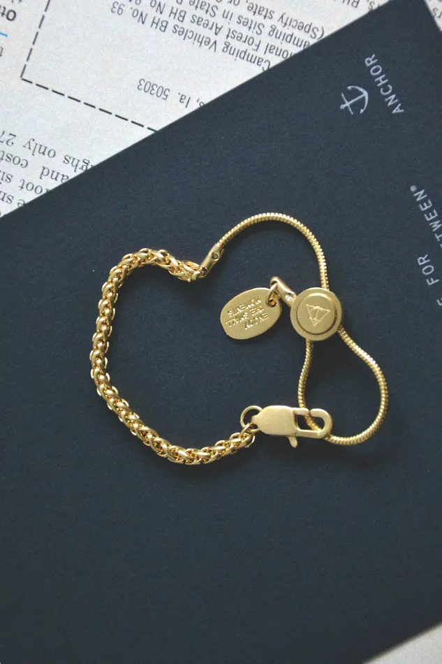 Air Anchor Stainless Steel Good Things Are Coming Adjustable Chain Bracelet Bracelets Air Anchor Stainless Steel Good Things Are Coming Adjustable Chain Bracelet Bracelets