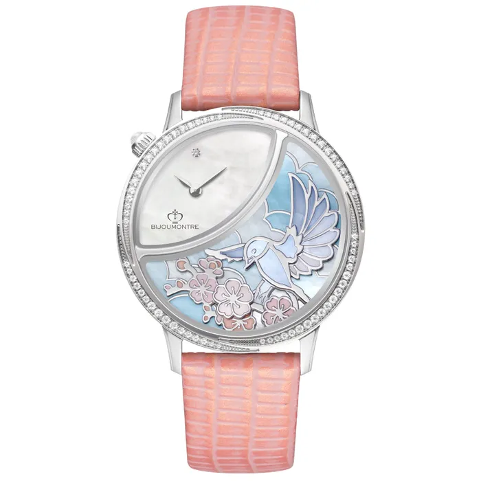 Bijoumontre Bijoumontre Ladies Watch Secret Garden Collection Mop Dial With 035 Ct Diamond Watches Bijoumontre Bijoumontre Ladies Watch Secret Garden Collection Mop Dial With 035 Ct Diamond Watches
