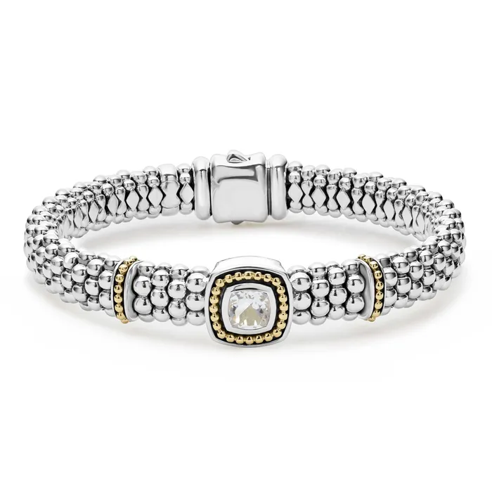 Bracelets LAGOS Rittenhouse White Topaz Caviar Bracelet 9mm