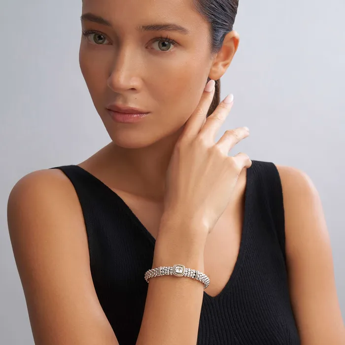 Bracelets LAGOS Rittenhouse White Topaz Caviar Bracelet 9mm Bracelets LAGOS Rittenhouse White Topaz Caviar Bracelet 9mm