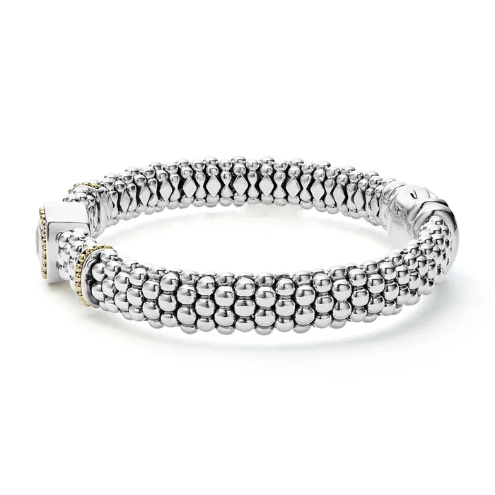 Bracelets LAGOS Rittenhouse White Topaz Caviar Bracelet 9mm Bracelets LAGOS Rittenhouse White Topaz Caviar Bracelet 9mm
