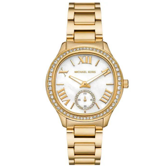 Bracelets Michael Kors Michael Kors Sage Ladies Gold Stainless Steel Watch Bracelets Michael Kors Michael Kors Sage Ladies Gold Stainless Steel Watch