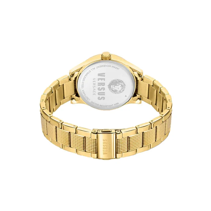 Bracelets Versus Versus Versace Bayside Womens Champagne Dial Gold Stainless Steel Watch