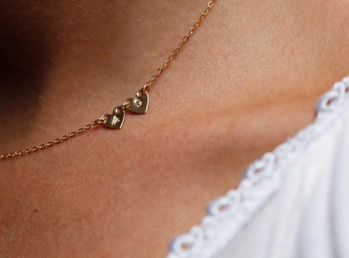 Capucinne Necklaces Personalized Gift Jewelry Sideways Initial Necklace