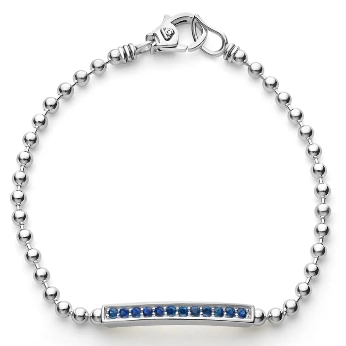 Caviar Spark Blue Sapphire Beaded Bracelet LAGOS Bracelets