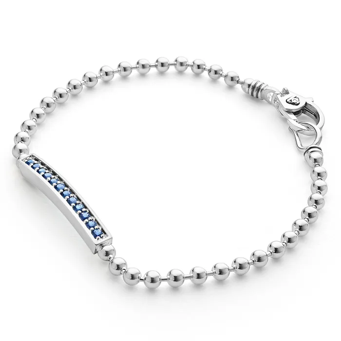 Caviar Spark Blue Sapphire Beaded Bracelet LAGOS Bracelets